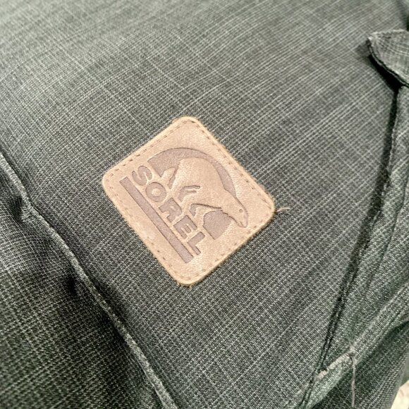 Sorel Parka Down Jacket Men's Large Black Puffer Feathers Coat Ski Snow Winter. - Picture 3 of 5